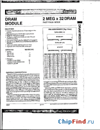 Datasheet MT16D232 manufacturer Micron